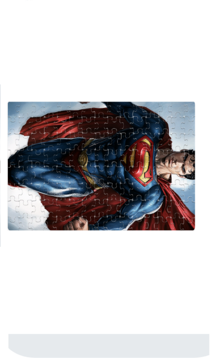 Superheroes Superman Jigsaw Puzzle | A4 Size | 120 pcs