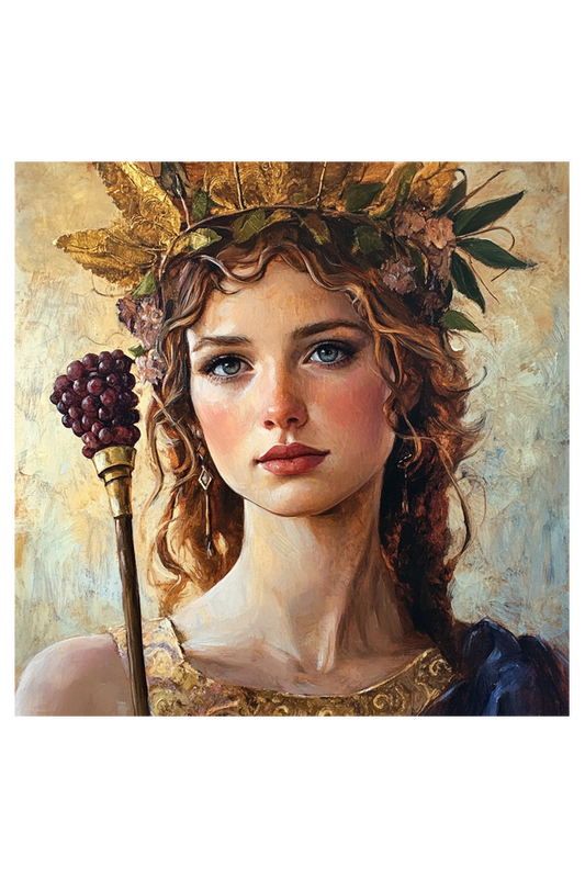 Mythology Athena Oil Painting on Canvas with Frame | Home Decor and Wall Art