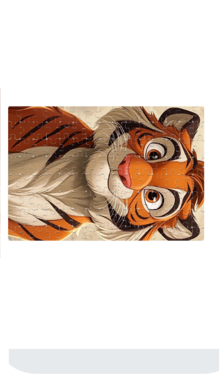 Animals Tiger Jigsaw Puzzle | A4 Size | 120 pcs