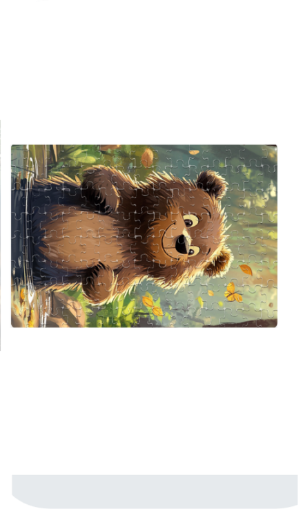 Animals Bear Jigsaw Puzzle | A4 Size | 120pcs