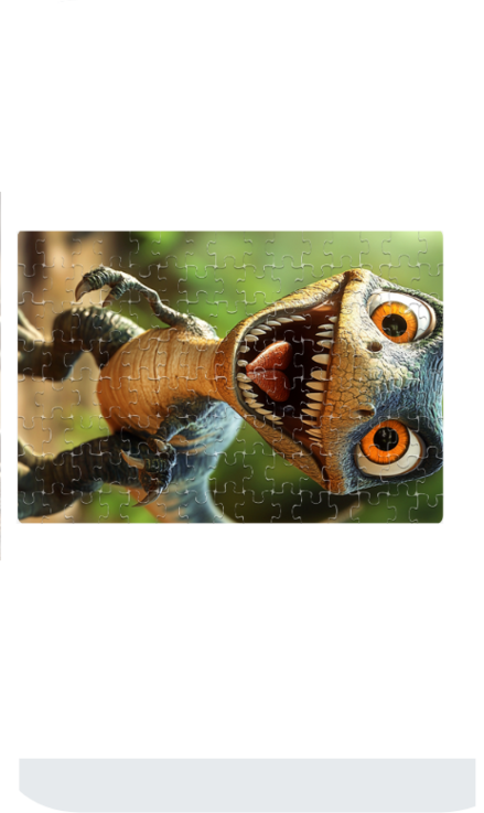 Animals Dinosaur Jigsaw Puzzle | A4 Size | 120pcs