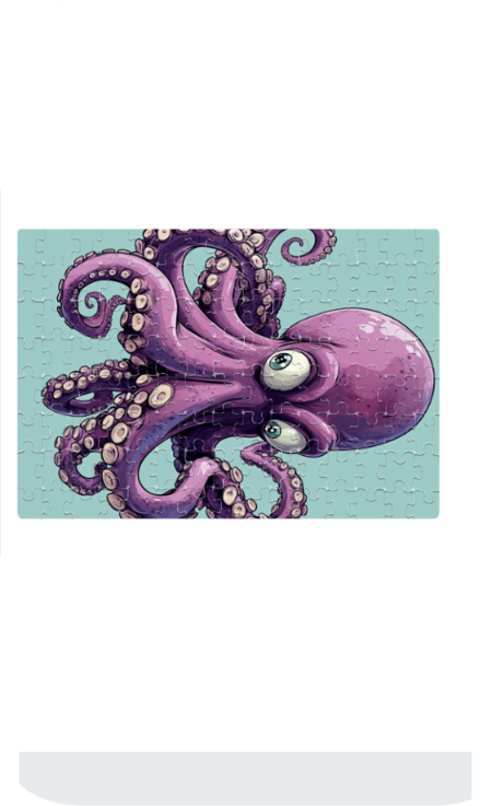 Animals Octopus Jigsaw Puzzle | A4 Size | 120pcs