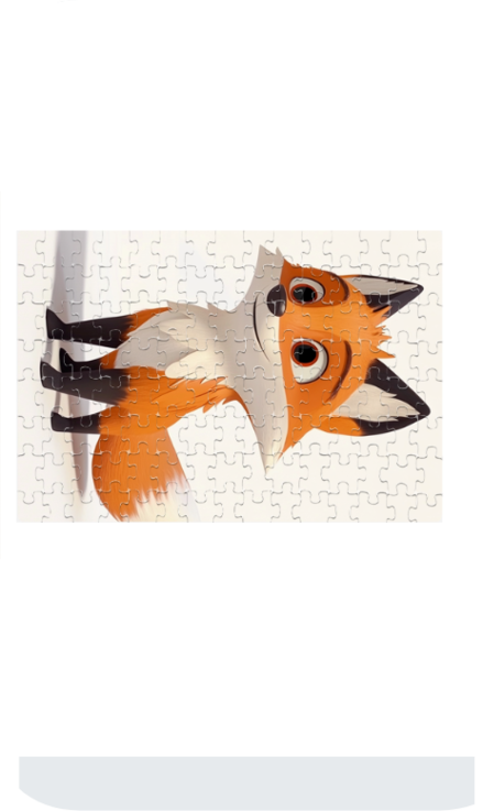 Animals Fox Jigsaw Puzzle | A4 Size | 120pcs