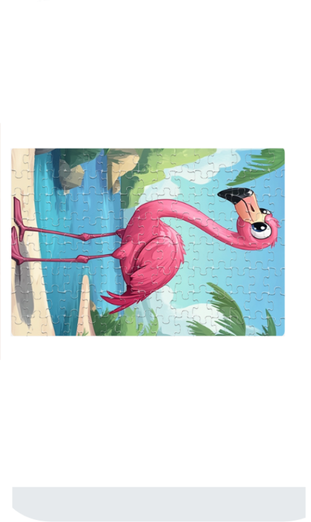 Animals Flamingo Jigsaw Puzzle | A4 Size | 120pcs