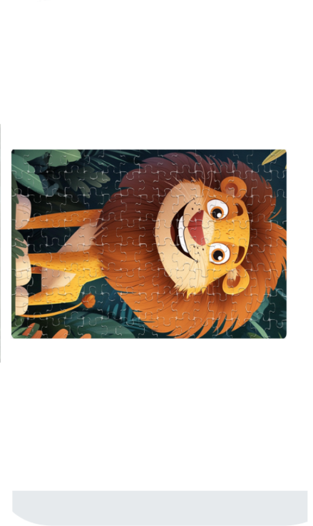 Animals Lion Jigsaw Puzzle | A4 Size | 120pcs