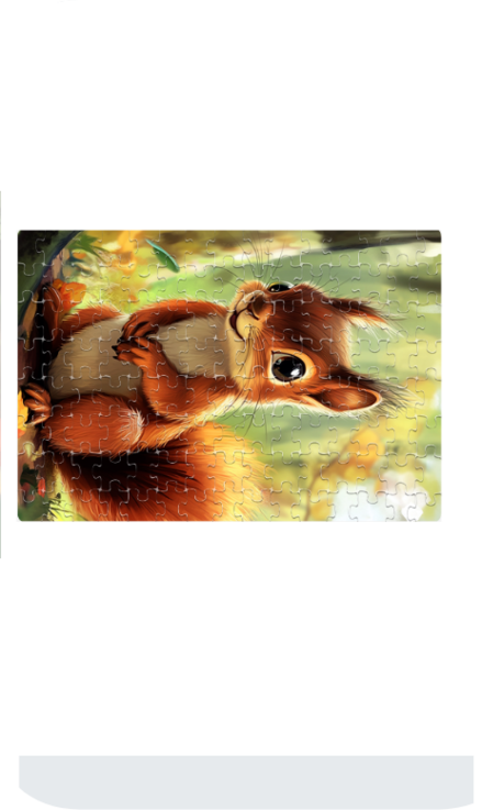 Animals Squirrel Jigsaw Puzzle | A4 Size | 120pcs