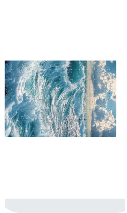 Nature Seas 1 Jigsaw Puzzle | A4 Size | 120 pcs