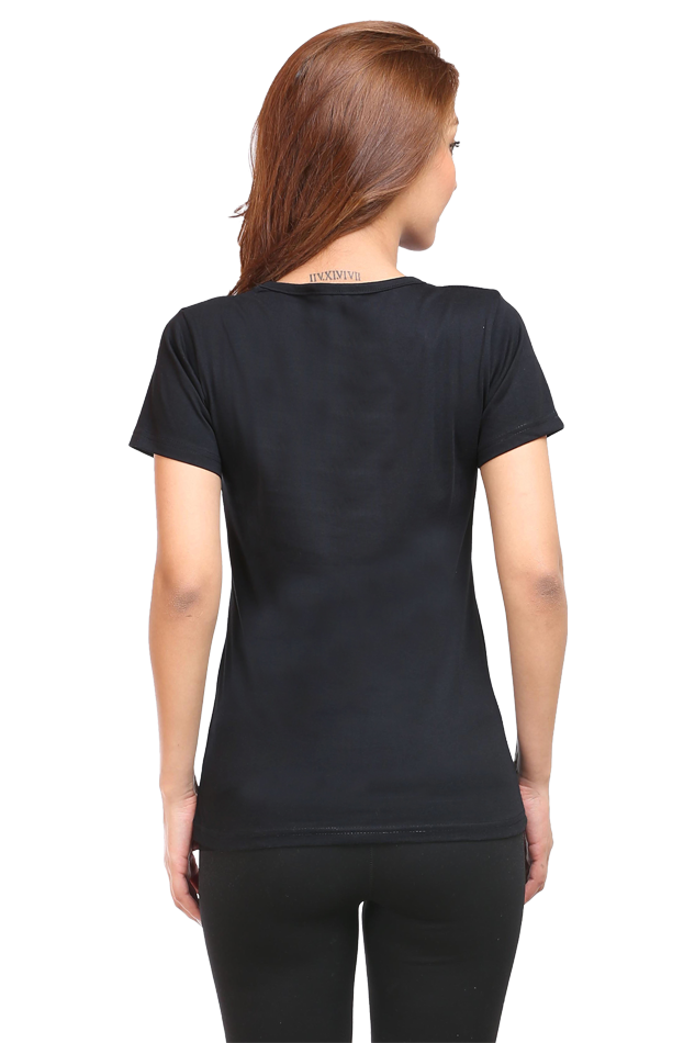 Women's Round Neck Half Sleeve Girly 20 T Shirt