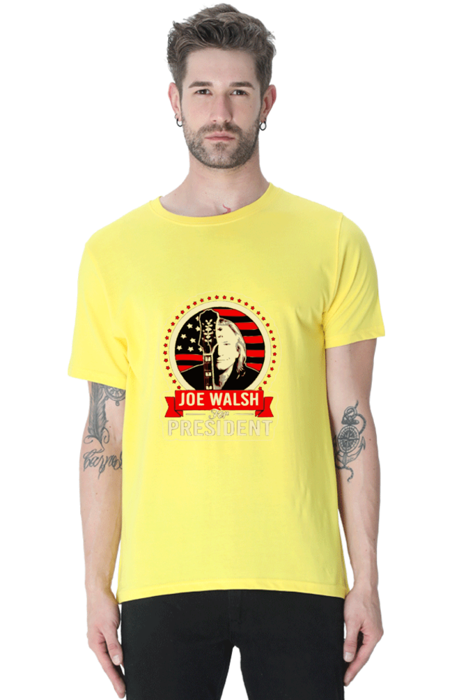 Unisex Round Neck Half Sleeve Rockblues Joe Walsh T Shirt