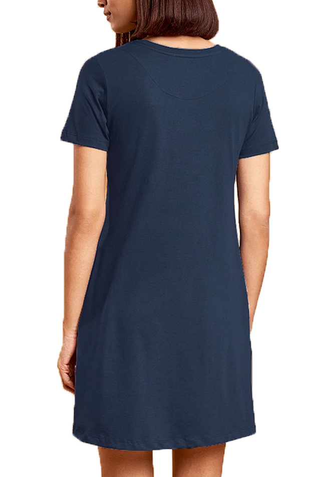 Women's Round Neck T-Shirt Dress Bysken