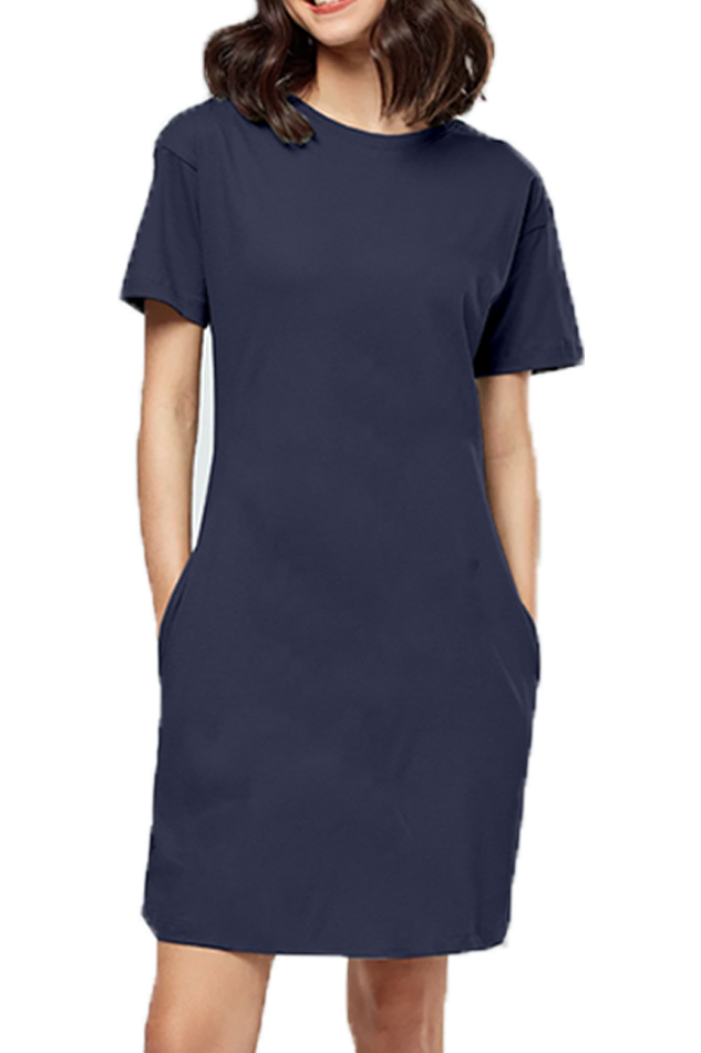 Women's T-Shirt Dress Plain