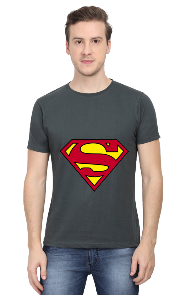 Unisex Round Neck Half Sleeve Superheroes Superman 1 T Shirt