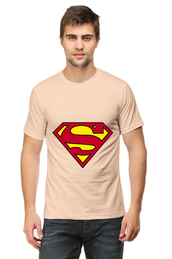 Unisex Round Neck Half Sleeve Superheroes Superman 1 T Shirt