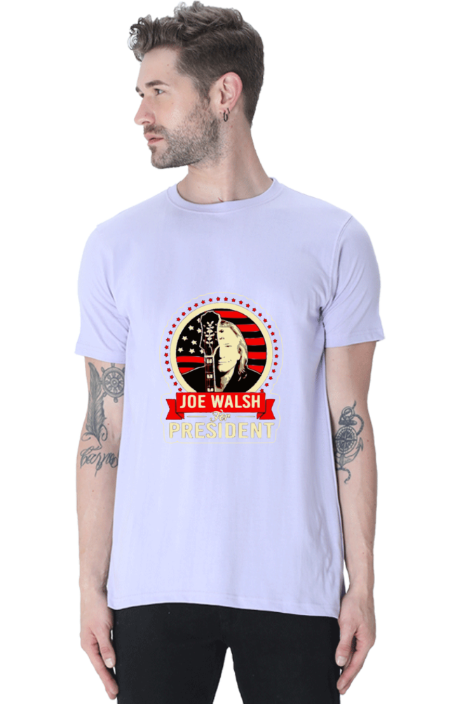 Unisex Round Neck Half Sleeve Rockblues Joe Walsh T Shirt