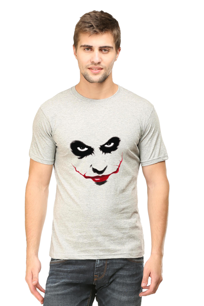 Unisex Round Neck Half Sleeve Superheroes Joker T Shirt