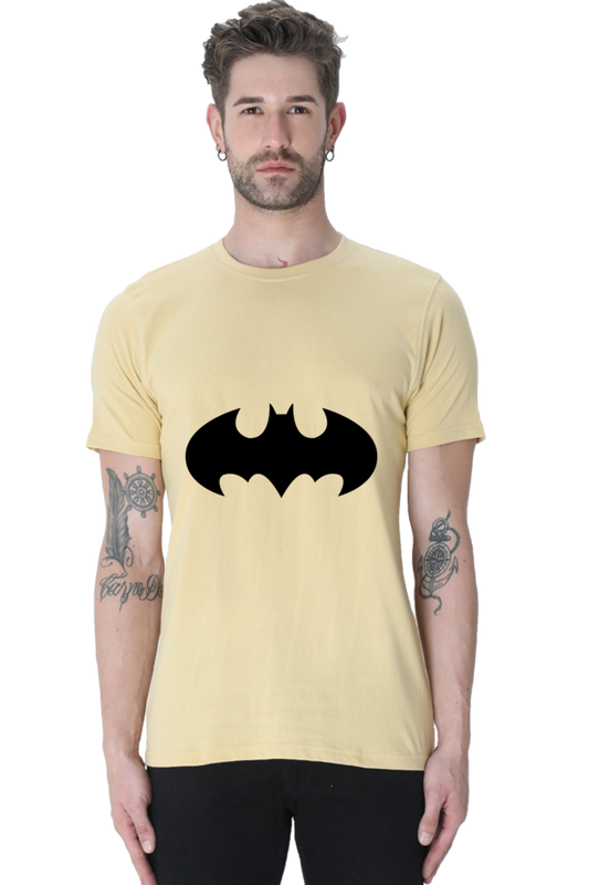 Unisex Round Neck Half Sleeve Superheroes Batman 1 T Shirt