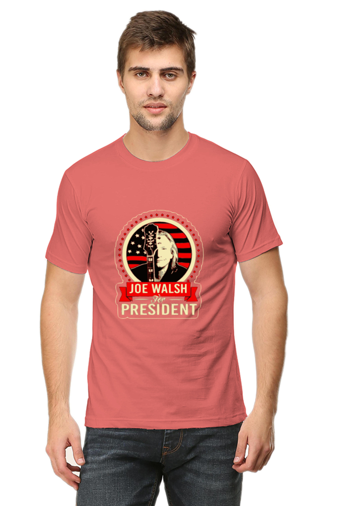 Unisex Round Neck Half Sleeve Rockblues Joe Walsh T Shirt