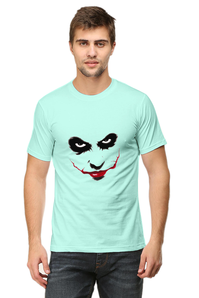 Unisex Round Neck Half Sleeve Superheroes Joker T Shirt