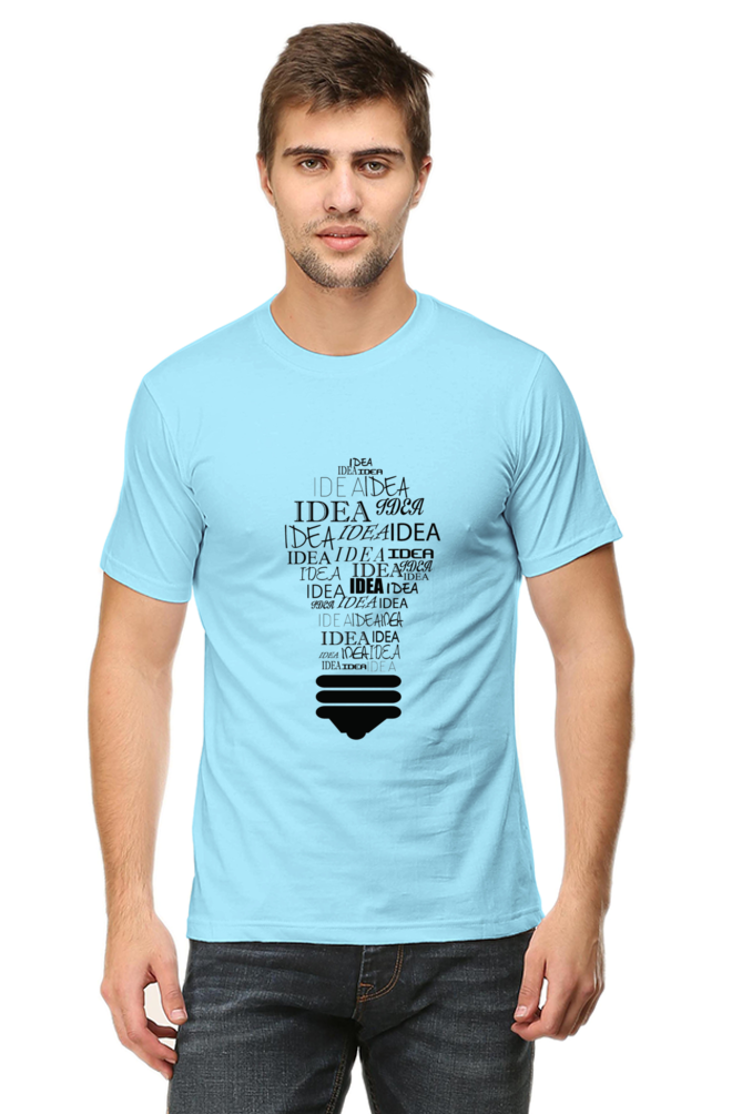 Unisex Round Neck Half Sleeve Quotes Idea T Shirt