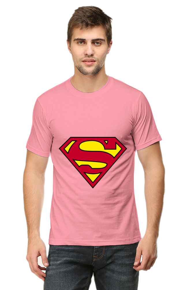 Unisex Round Neck Half Sleeve Superheroes Superman 1 T Shirt