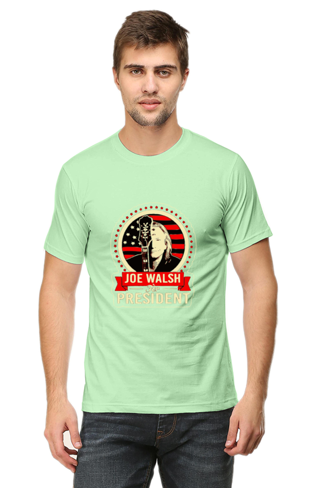 Unisex Round Neck Half Sleeve Rockblues Joe Walsh T Shirt