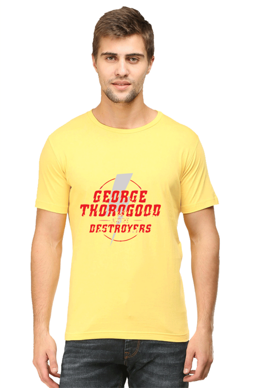 Unisex Round Neck Half Sleeve Rockblues George 2 T Shirt