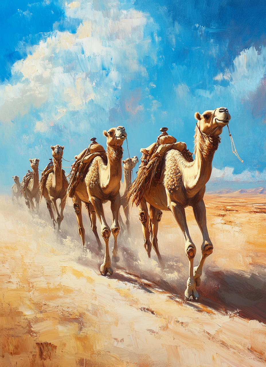 Nature Camels 2 Jigsaw Puzzle | A4 Size | 120 pcs